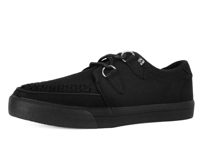 A3226 Black Basic Twill Interlace Sneaker