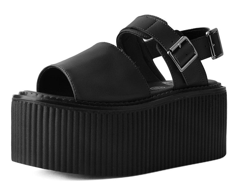 S9966L Black Brush-Off Strato Sandal
