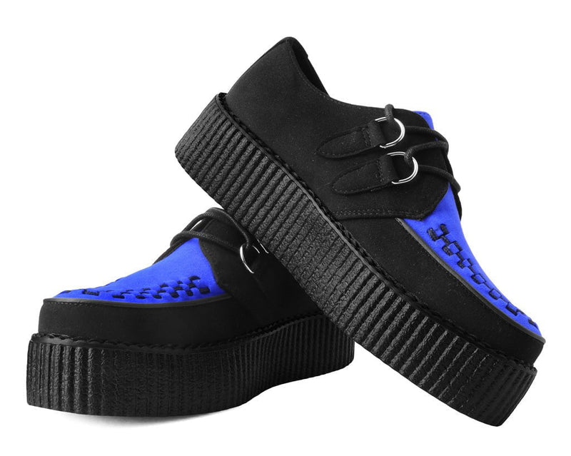 V3182 Black & Cobalt Blue Viva Mondo Creeper