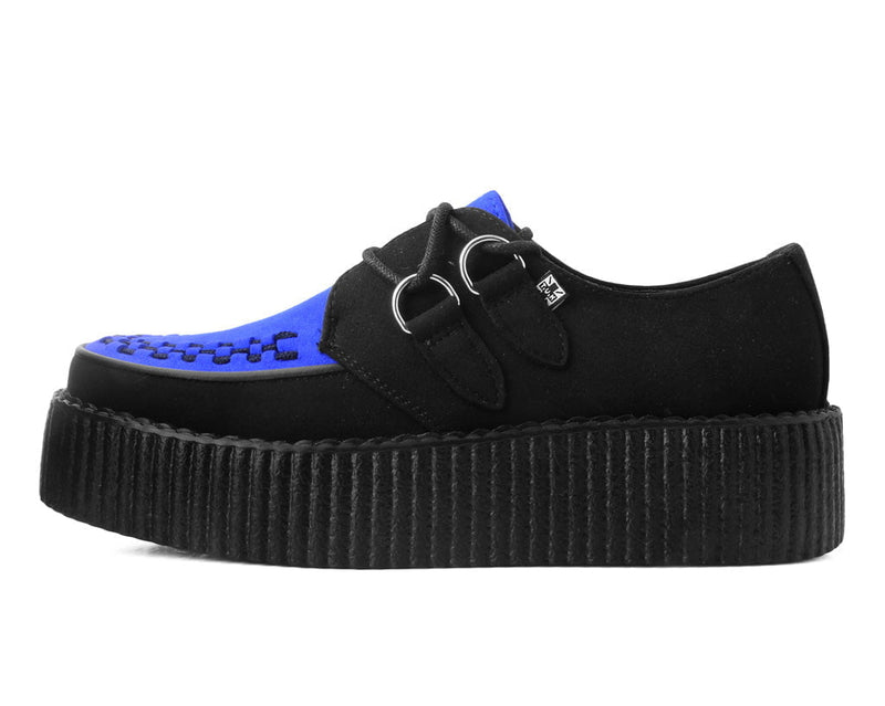 V3182 Black & Cobalt Blue Viva Mondo Creeper