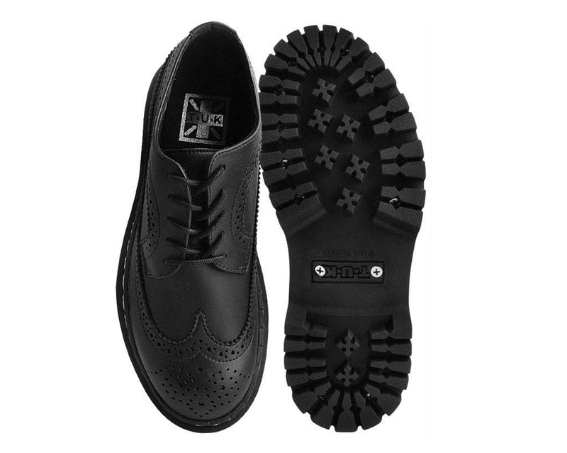 A9884 Black Double Decker Brogue