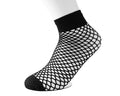 TSK1016 Black Fishnet Crew Sock TSK1016-OS