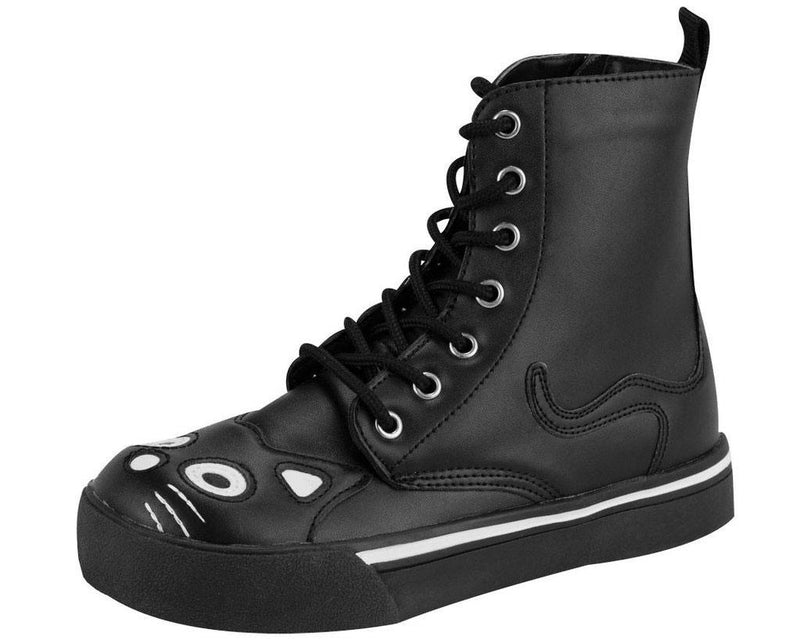 A6570L Black Kitty Sneaker Boot
