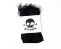 TSK1064 Black Lace Ribbon Tie Ankle Sock TSK1064-OS