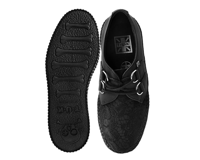 V3164 Black Lace Viva Mondo Creeper