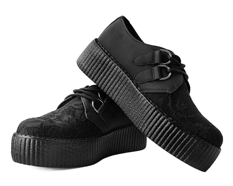 V3164 Black Lace Viva Mondo Creeper