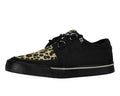 A9181 Black & Leopard Vegan Sneaker