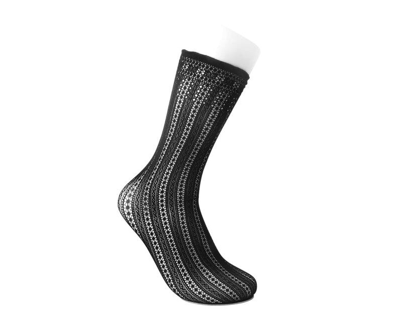 TSK1139 Black Mesh Sock TSK1139-OS
