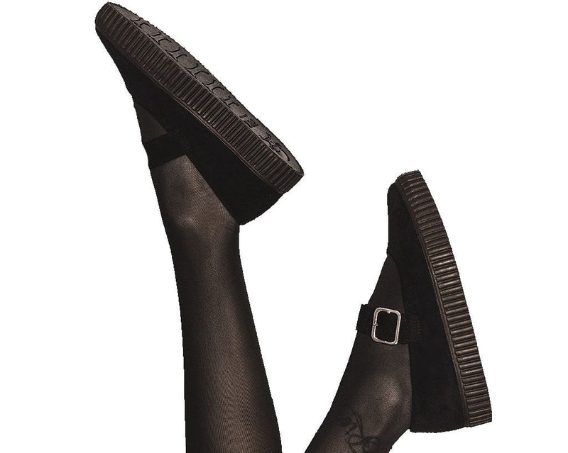 A9677L Black Pointed EZC Mary Jane