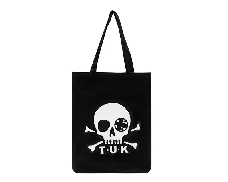 BG13 Black Skull Logo Canvas Tote Bag BG13-OS