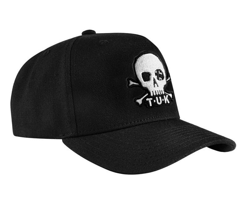 HT05 Black Skull Logo Hat HT05-OS
