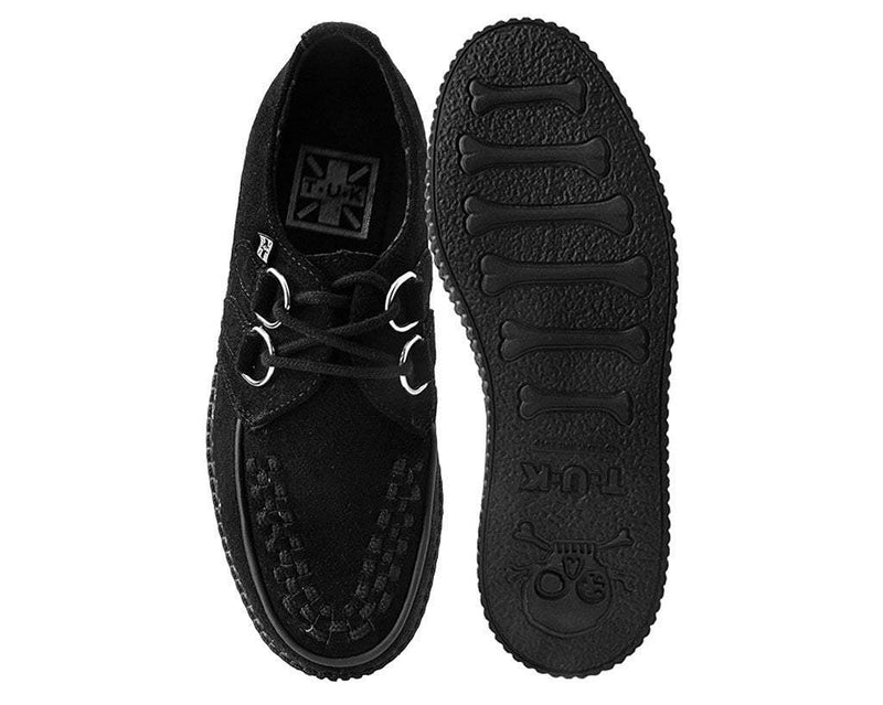 F7270 Black Suede Viva Low Creeper