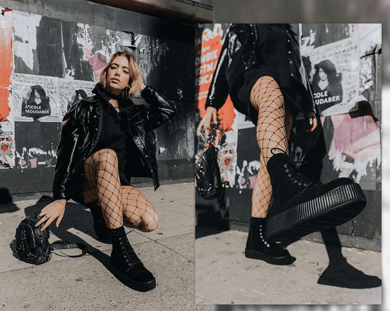 A8642L Black Suede Viva Mondo Boots