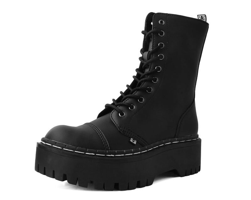 A3116 Black TUKskin™ 10-Eye Double Decker Boot