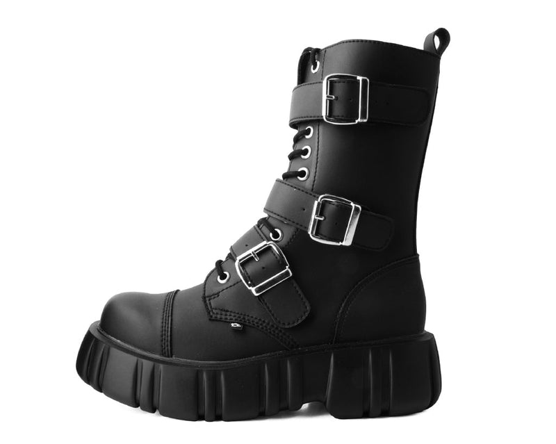 T2323 Black TUKskin™ 3-Buckle Anarchic Airship Boot
