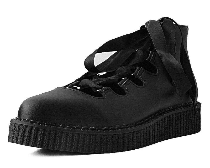 A9768L Black TUKskin™ 5-Loop Ribbon Mary Jane