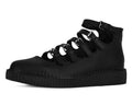 A9417L Black TUKskin™ Multi-Strap Pointed Mary Jane Creeper