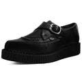 A9324 Black TUKskin™ Pointed Buckle Creeper