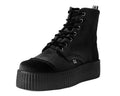V9758L Black Velvet 7-Eye Viva Mondo Boot