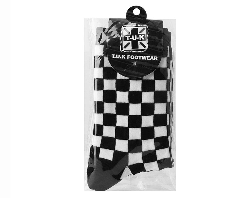 TSK1045 Black & White Checker T.U.K. Women’s Sock TSK1045-OS