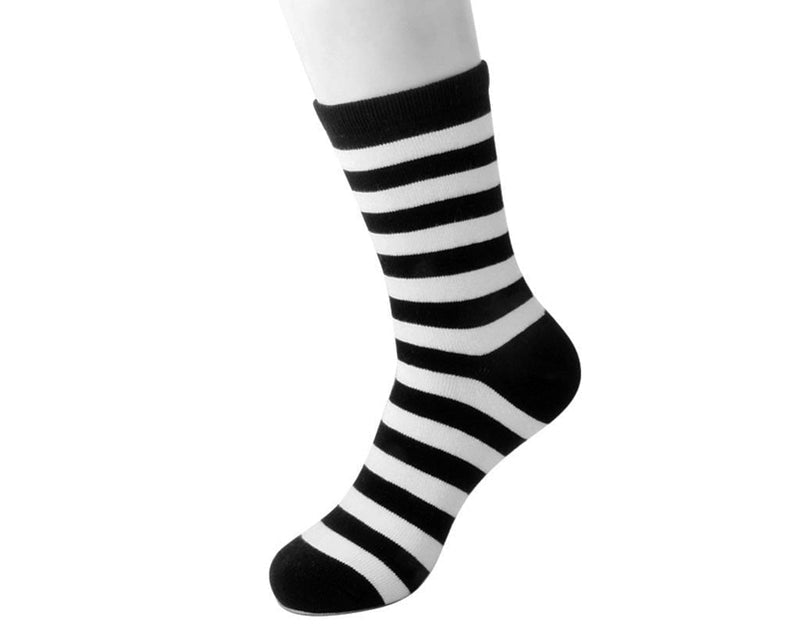TSK1047 Black & White Stripe T.U.K. Women’s Sock TSK1047-OS