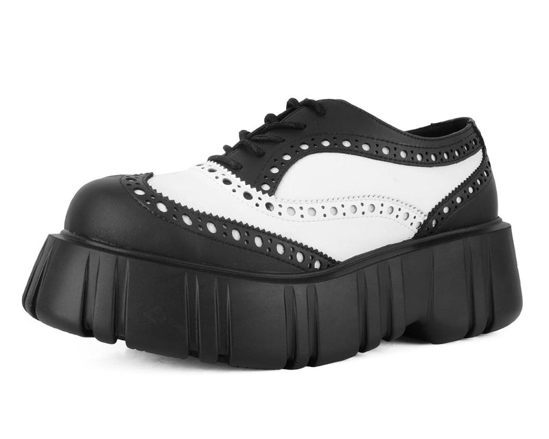 T2338 Black & White TUKskin™ Anarchic Airship Brogue