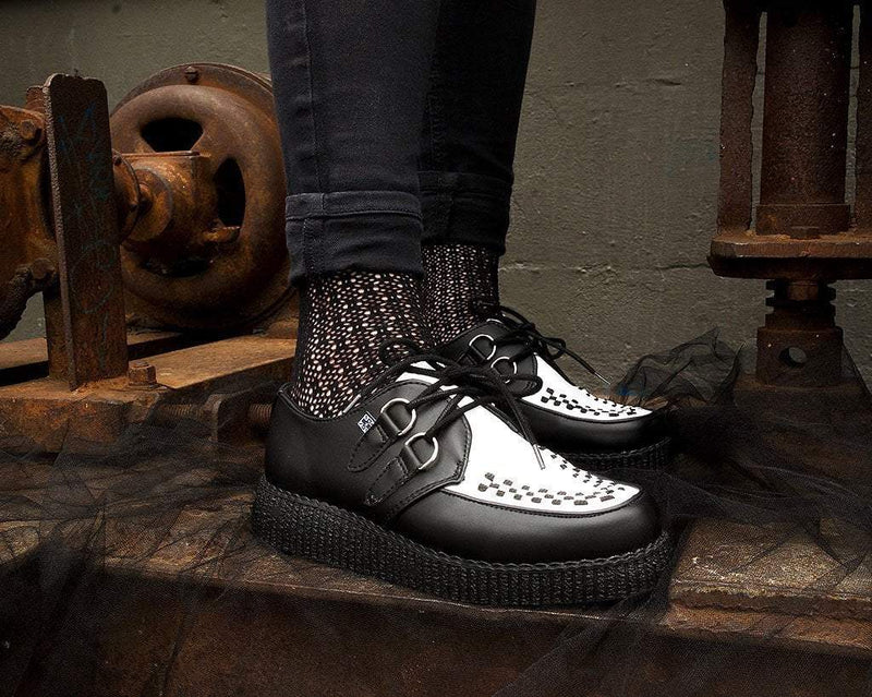 F9681 Black & White TUKskin™ Viva Low Creeper