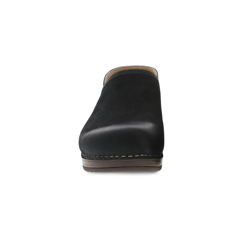 Toe image of Brenna Black Burnished Suede