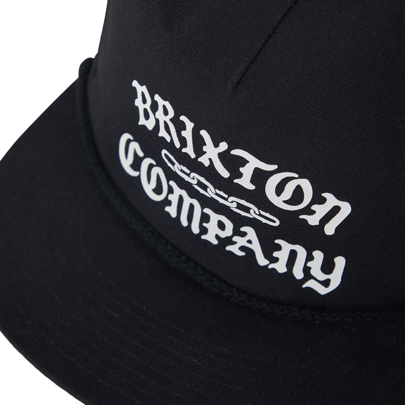 Brixton Chains Netplus HP Trucker Hat - Black/Black