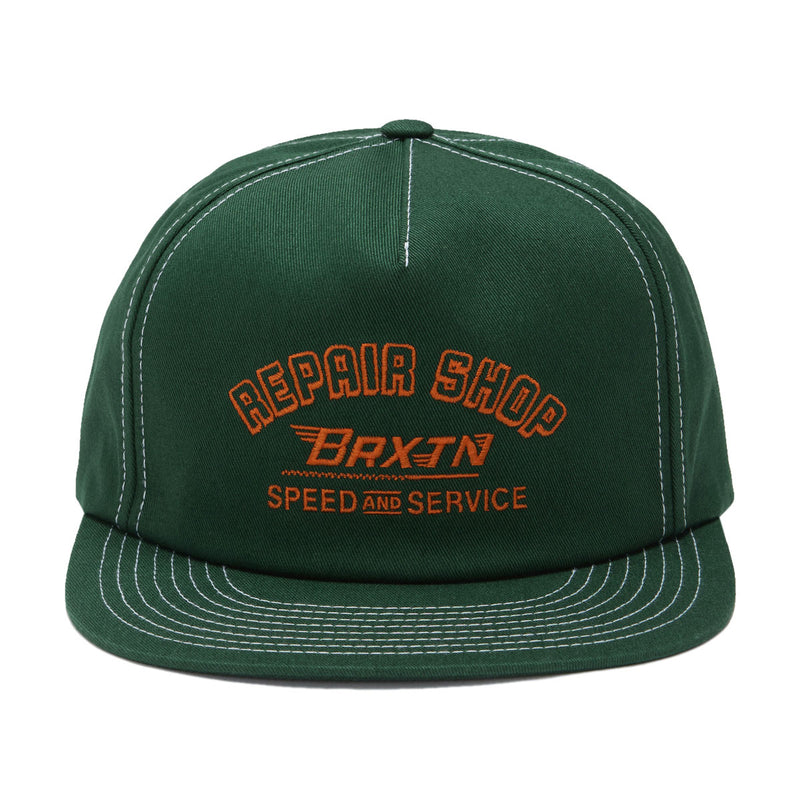 Brixton Repair Shop HP Snapback Hat - Primal Green