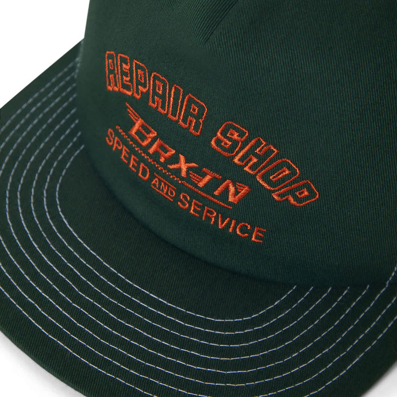 Brixton Repair Shop HP Snapback Hat - Primal Green