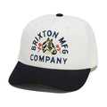 Brixton Trophy Horse C Netplus MP Snapback Hat - Black/Off White