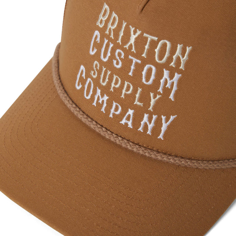 Brixton Wheaton C Netplus MP Trucker Hat - Copper/Copper