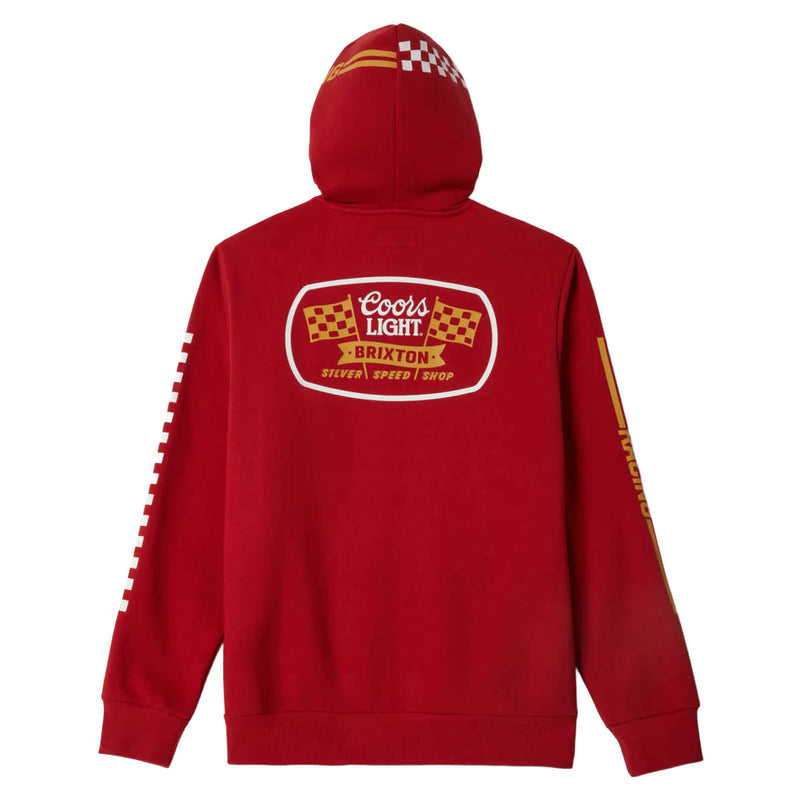 Brixton x Coors Light Pit Stop Hoodie - Coors Red
