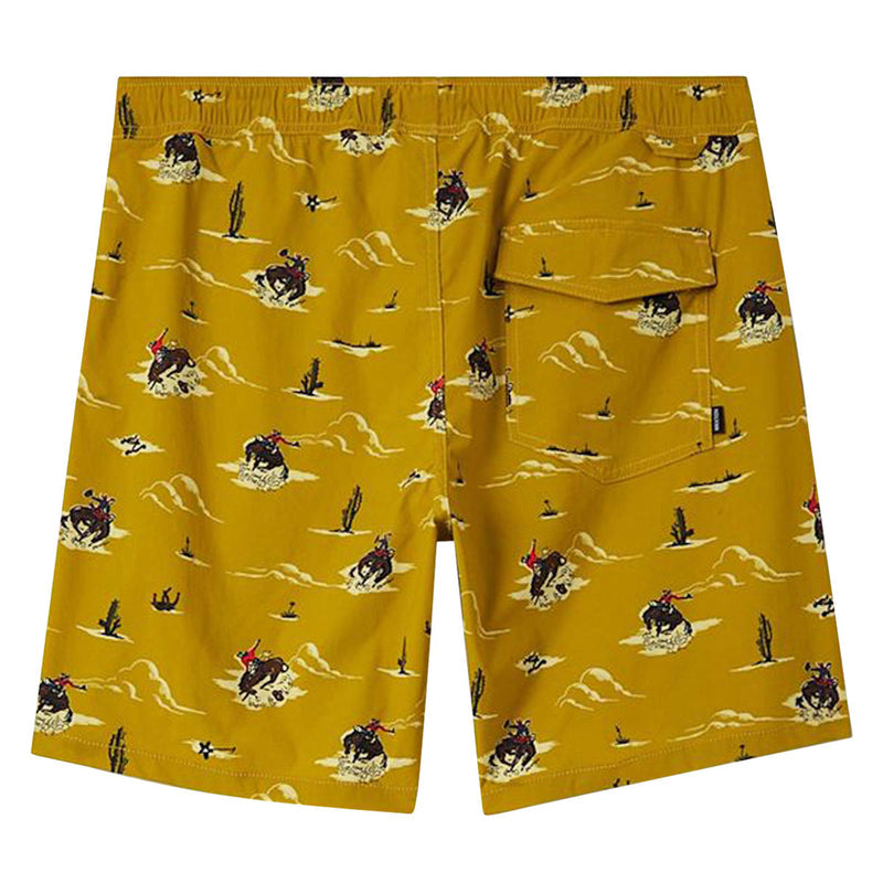 Brixton x Lone Star Everyday Hybrid 7" Shorts - Texas Gold Lone Star