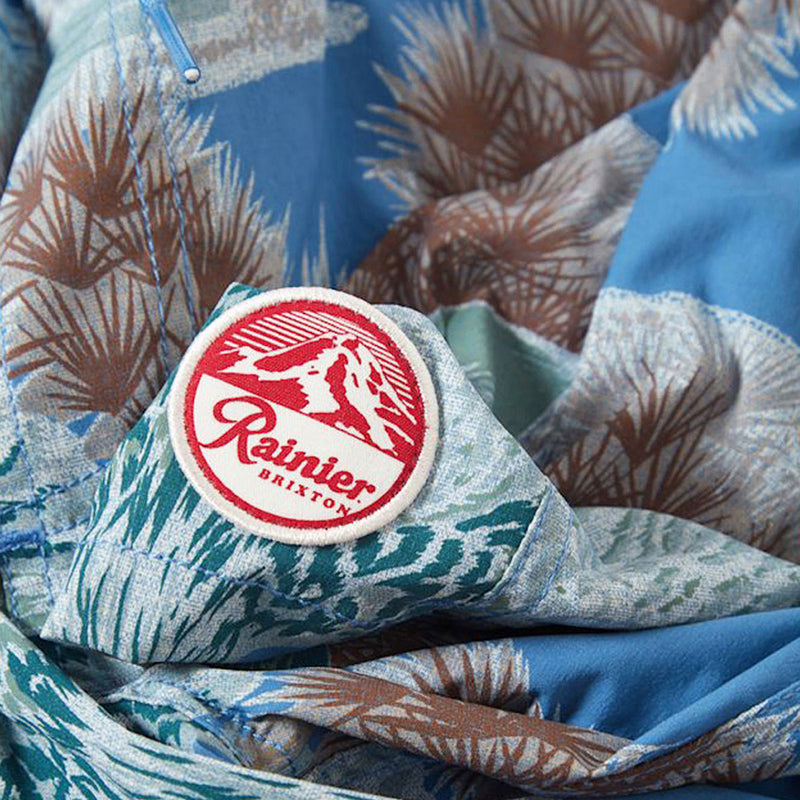 Brixton x Rainier Everyday Hybrid 7" Shorts - Blue Sky Rainier