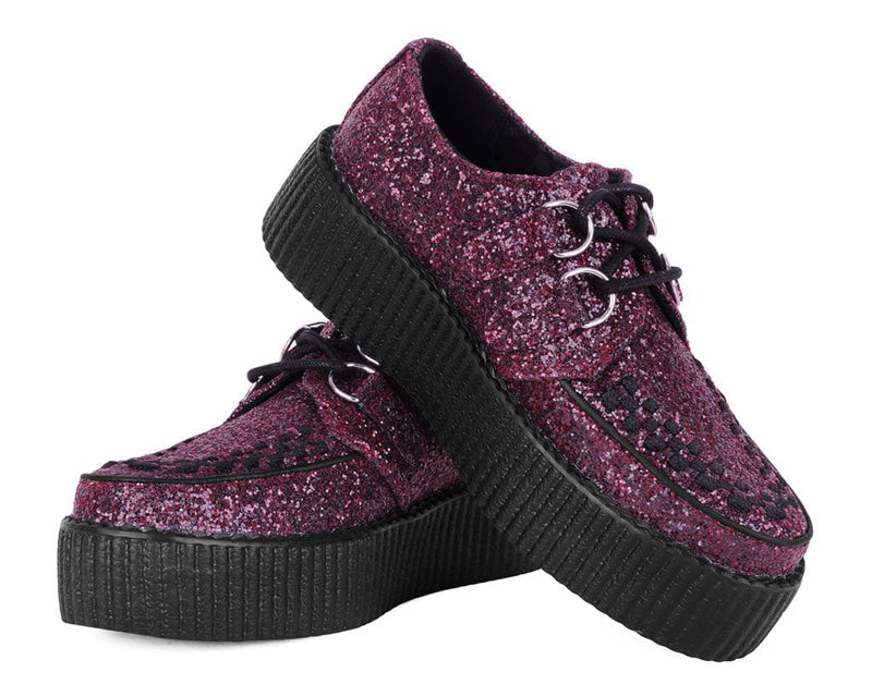 V3234 Burgundy Glitter Viva Mondo Creeper