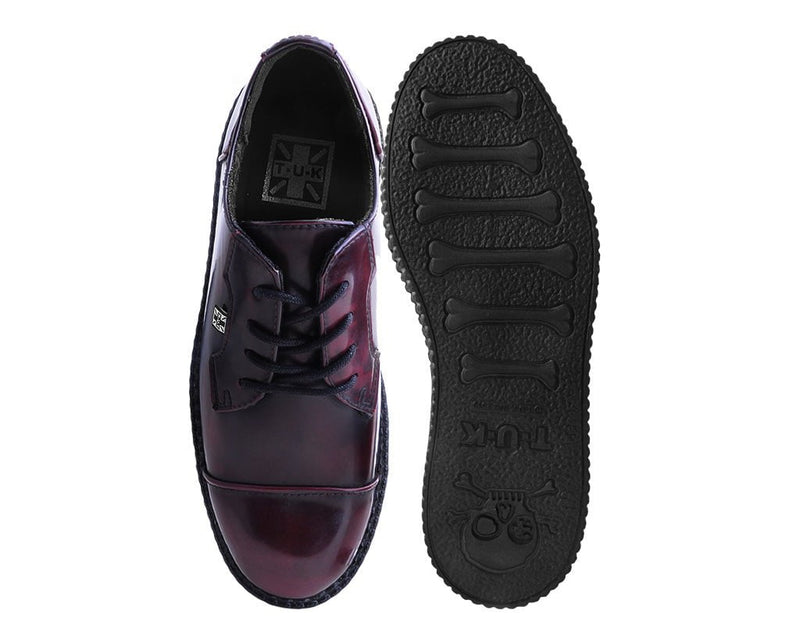 F3105 Burgundy TUKskin™ Toe Cap Viva Low Creeper