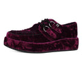A3240 Burgundy Velvet Wrapped Viva Mondo Creeper
