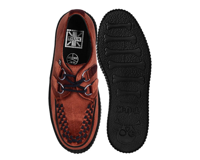 V3282 Burnt Orange Velvet Viva Mondo Creeper