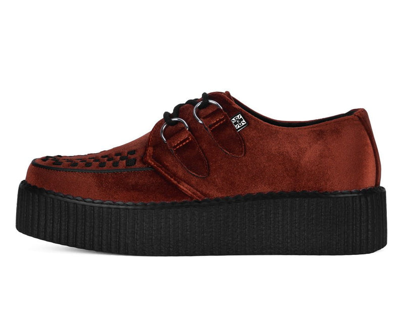 V3282 Burnt Orange Velvet Viva Mondo Creeper