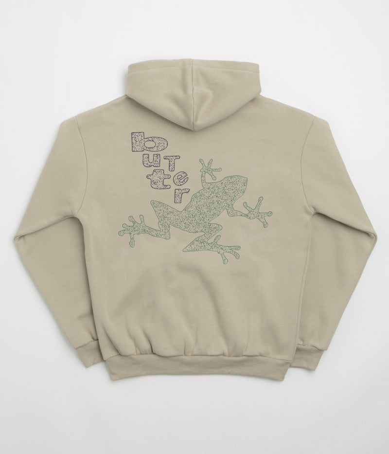 Butter Goods Croaker Hoodie in Taupe