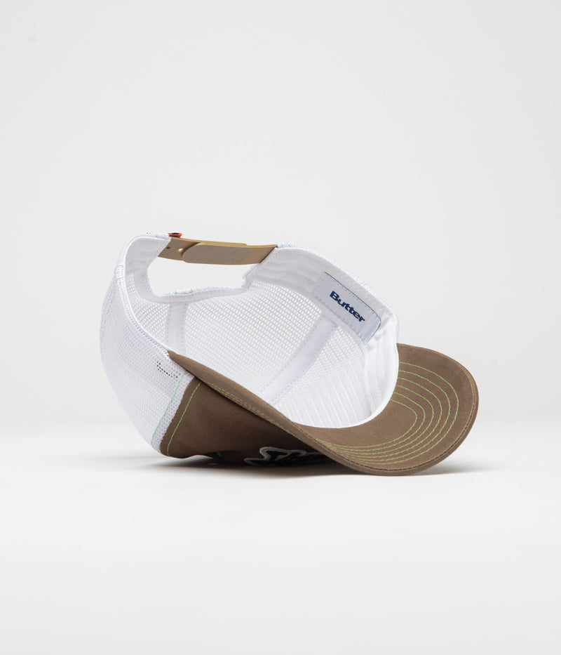 Butter Goods Melt Trucker Cap in Brown