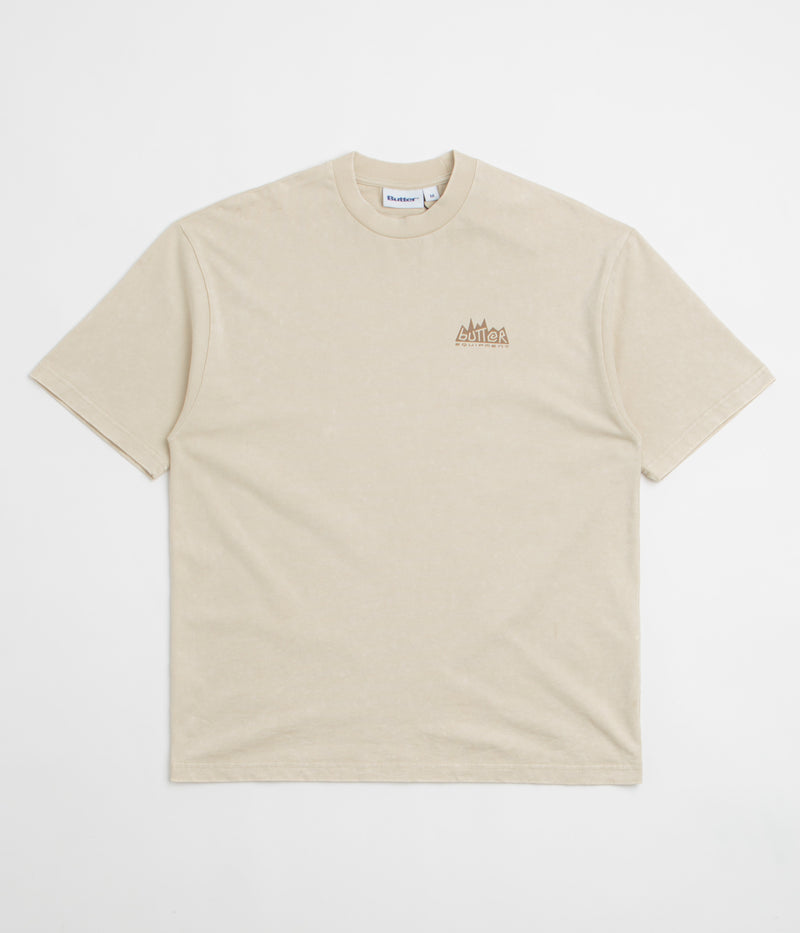 Butter Goods Mountain Equipment T-Shirt in Washed Ivory