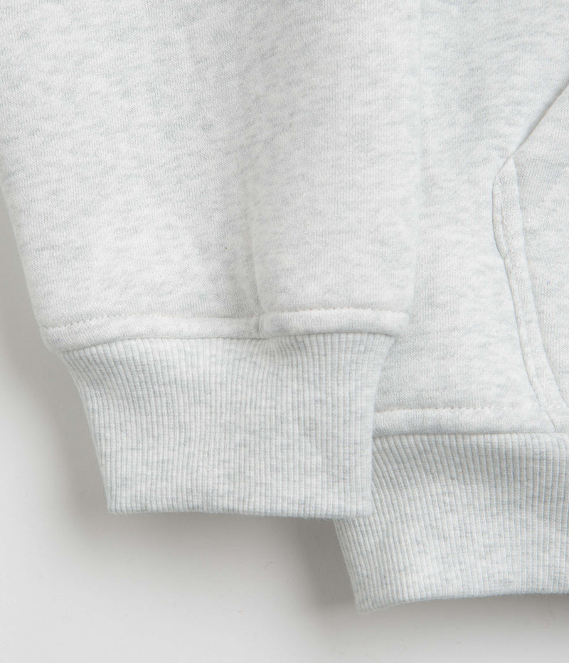 Butter Goods Pile Lined Zip-Thru Hoodie in Ash