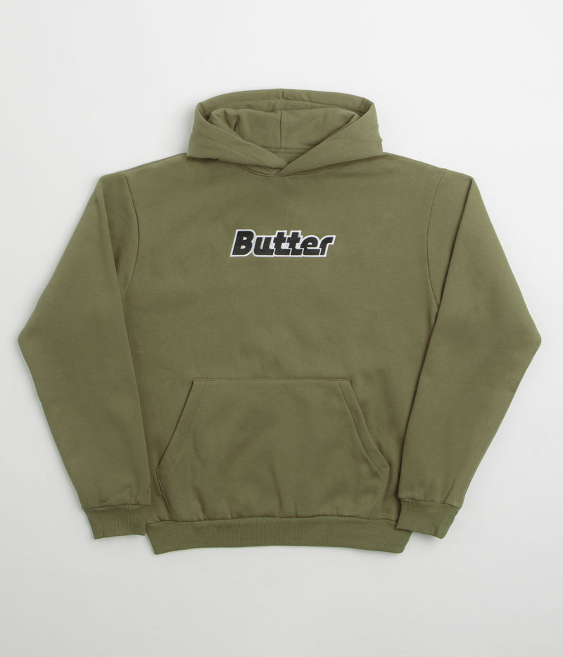 Butter Goods Transit Hoodie in Army