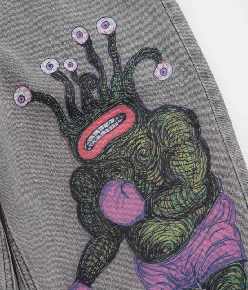 Butter Goods x Daniel Johnston Boxing Jeans in Washed Grey