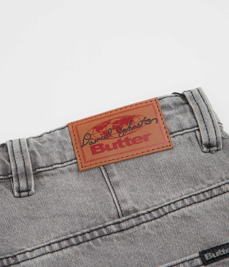 Butter Goods x Daniel Johnston Boxing Jeans in Washed Grey