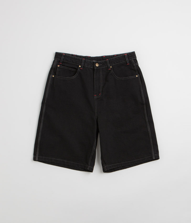 Butter Goods x Daniel Johnston Dragon Denim Shorts in Washed Black