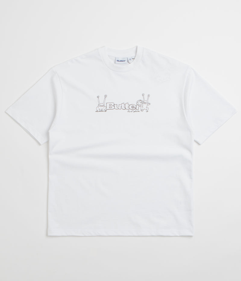 Butter Goods x Daniel Johnston Frog Logo T-Shirt in White